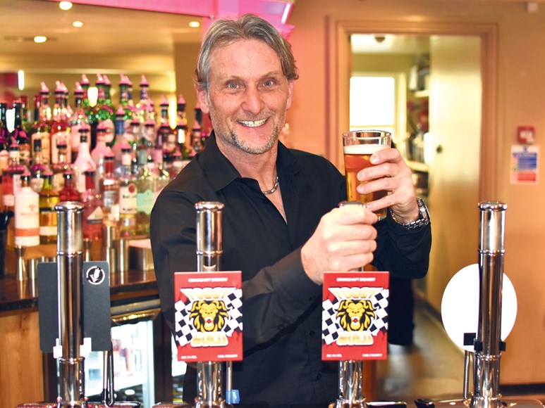 Foggy on tap! King Carl teams up with biker brewery to make his own ale