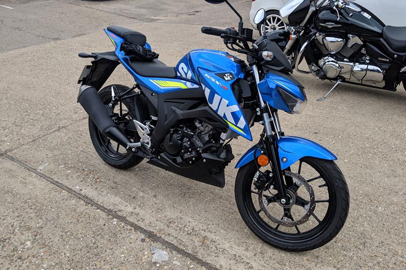 Gareth's Suzuki GSX-S 125 ready to get going