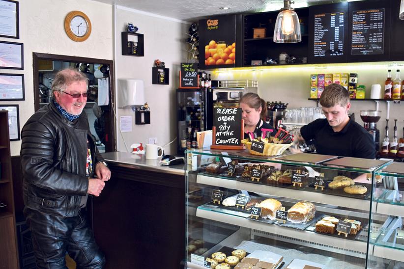 Inside the Penny Garth Cafe