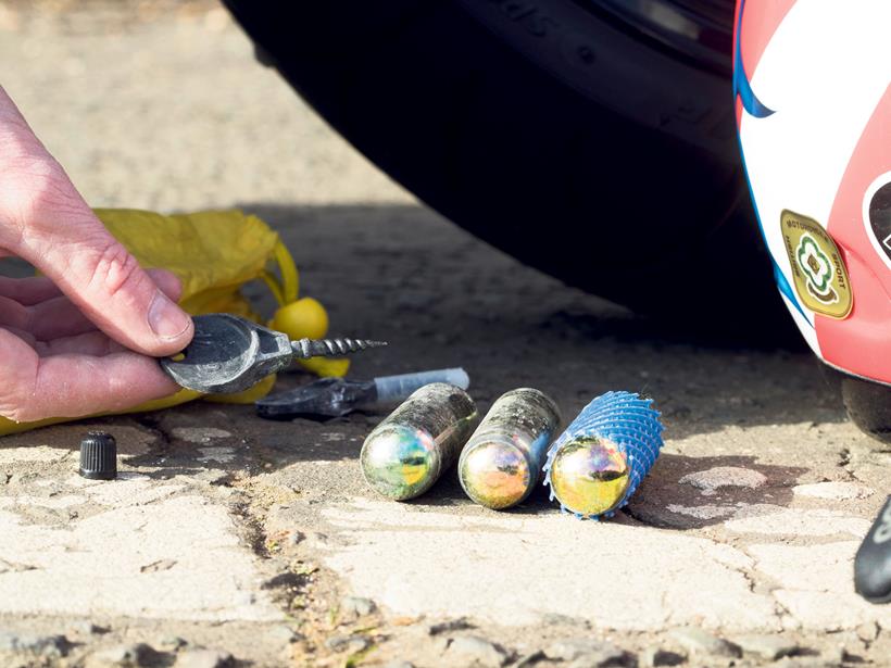 Carry a puncture repair kit