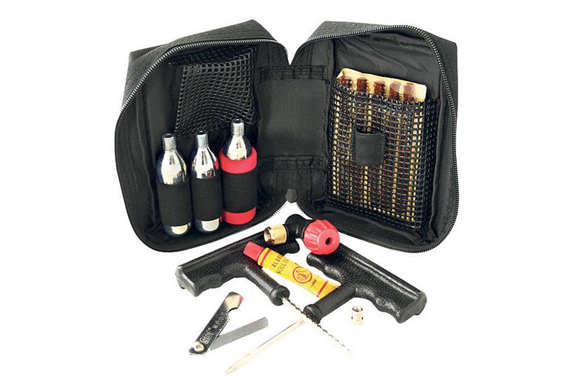 Tyre repair kit is great for roadside repairs