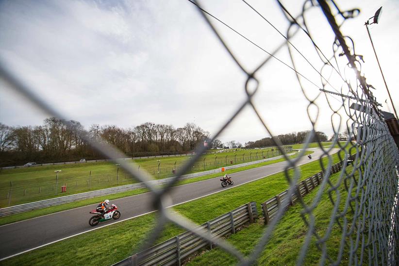 Bikes on the Cooper Straight through the fence