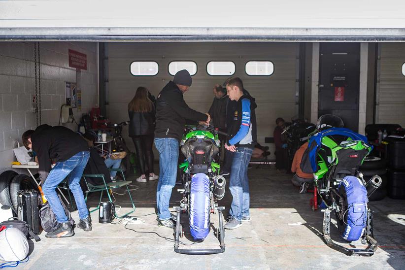 Making suspension adjustments in the garage