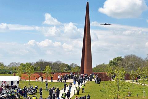 600 bikers honour bomber crews at Lincoln command centre