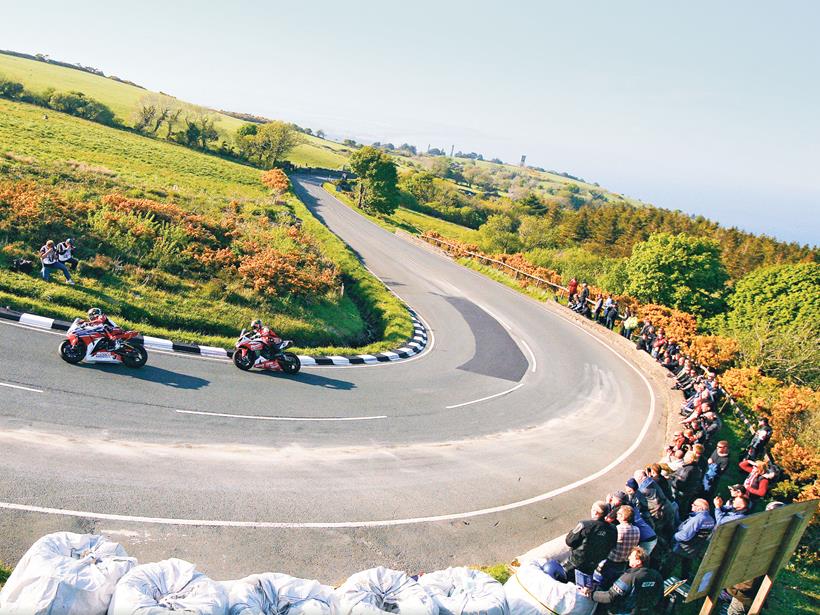 Conor Cummins and John McGuinness at The Gooseneck