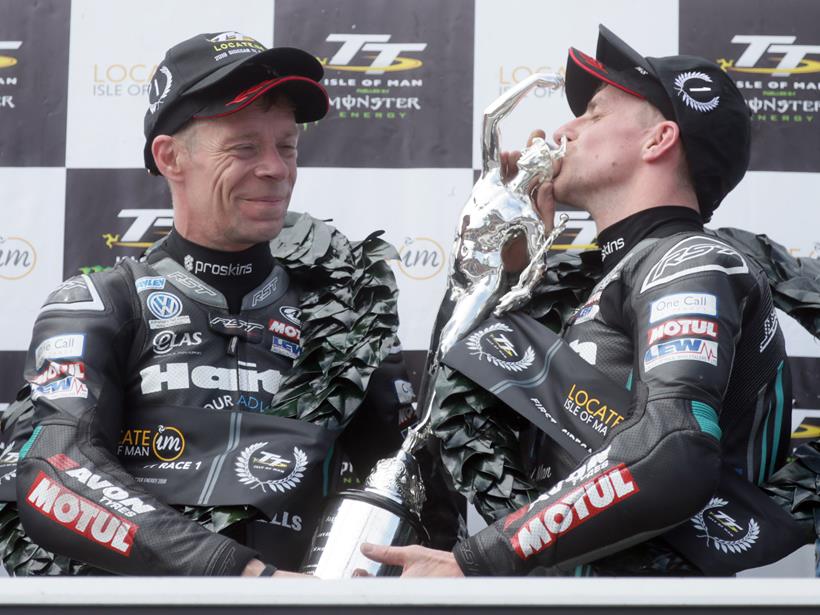 Ben and Tom Birchall win Sidecar TT race at 2019 IoM