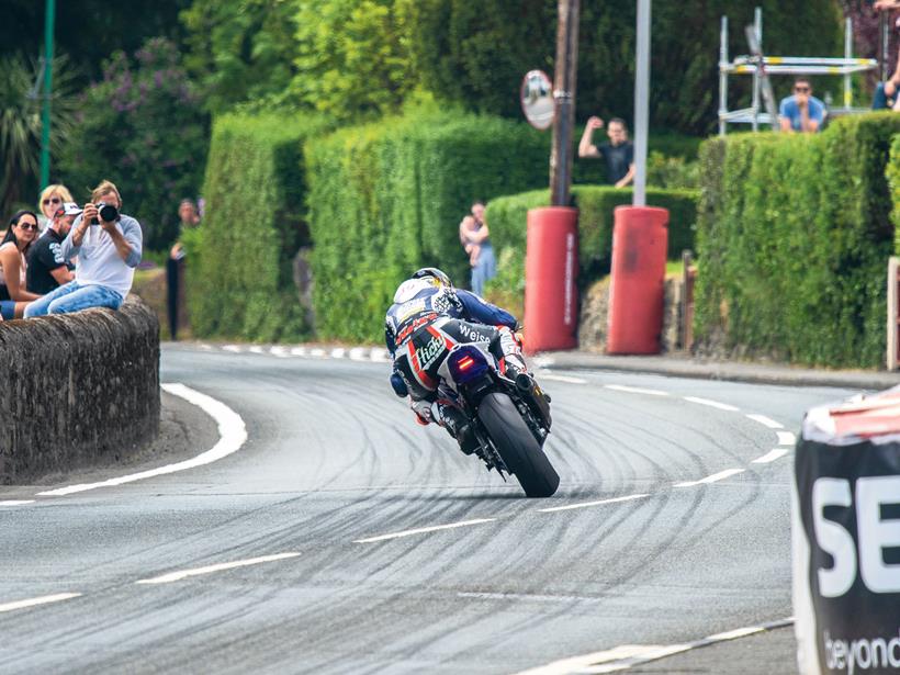 Peter Hickman at the Railway Hotel