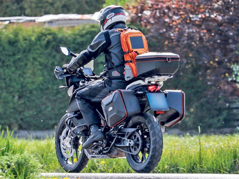 KTM 390 Adventure spied in testing