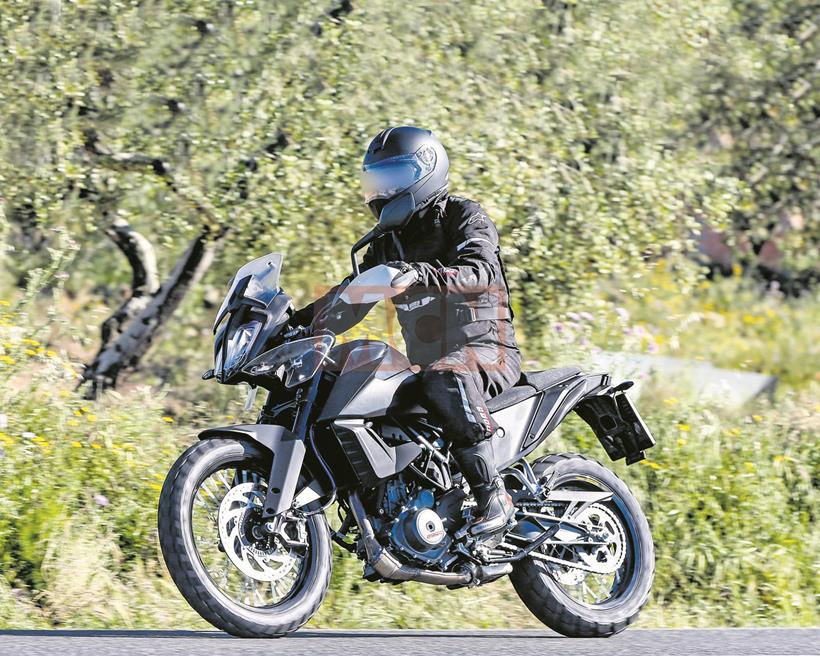 KTM 390 Adventure first spy shot