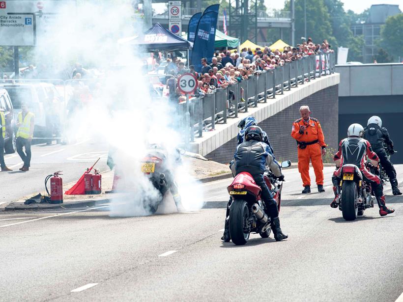 There's a lot of action at the Coventry Motofest