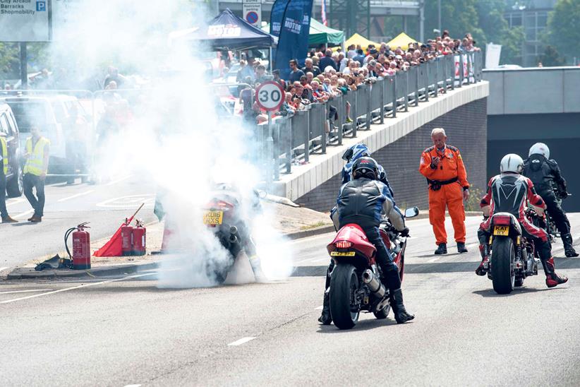 There's a lot of action at the Coventry Motofest