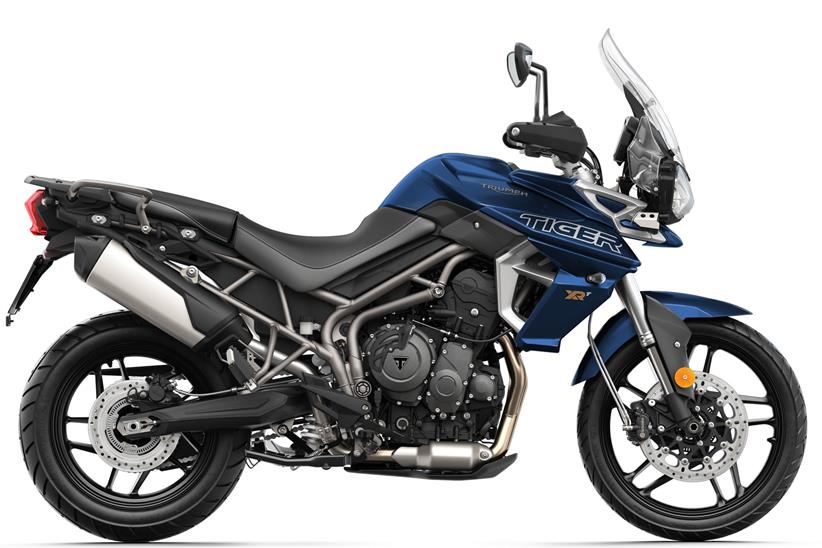 Triumph Tiger 800 XRT in Lucerne Blue