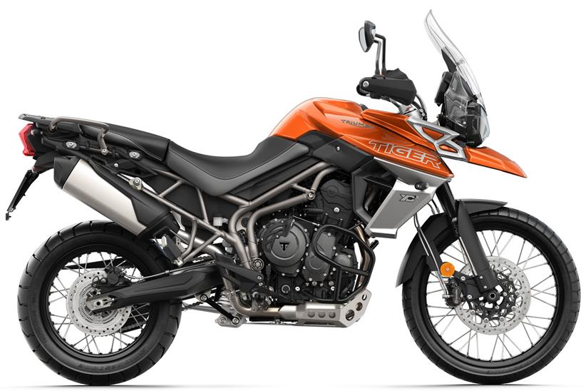 Triumph Tiger 800 XCX in Baja Orange