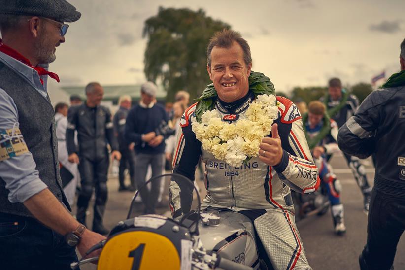 John McGuinness at the Goodwood Revival, picture credit: Nigel Harniman/Goodwood