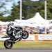 James Toseland pops a wheelie at the Goodwood Festival of Speed