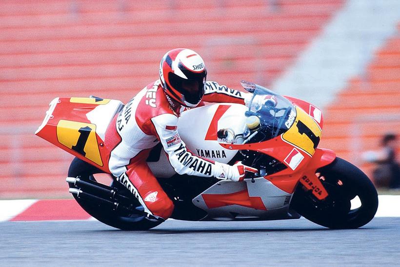 Wayne Rainey racing in 1992