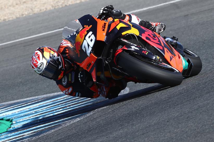 Dani Pedrosa on track