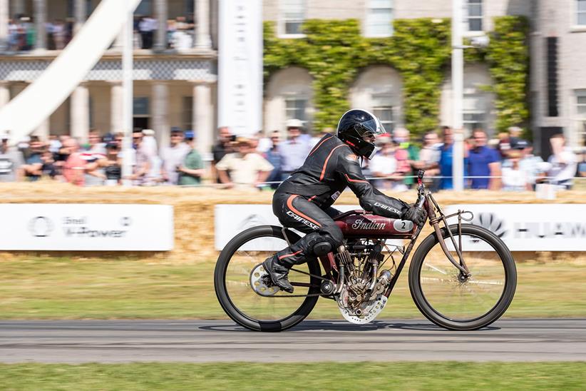 Early Indian motorbike at the Festival of Speed