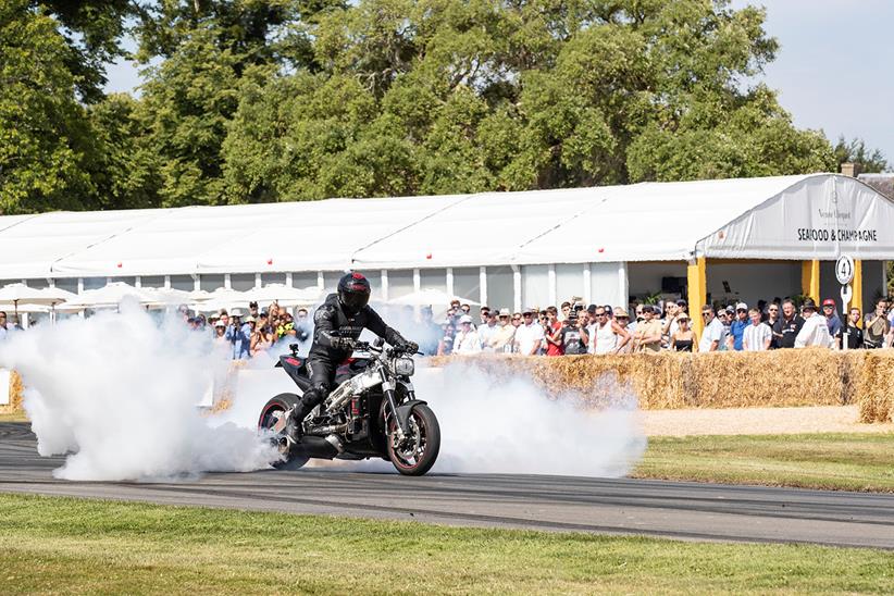 Zef Eisenberg at the Festival of Speed