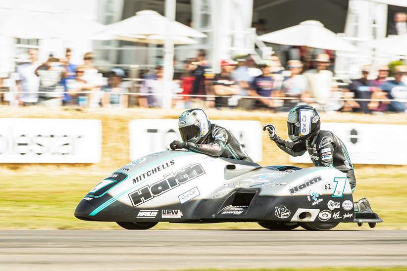 The Birchall brothers at the festival of Speed