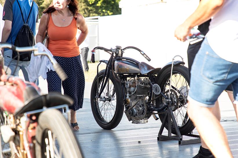 Bikes of all ages and types at the Goodwood Festival of Speed