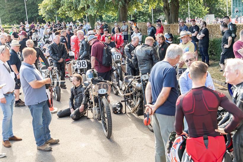 Holding paddock at the Goodwood Festival of Speed