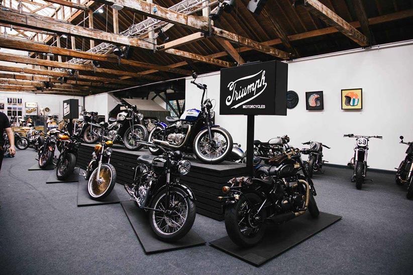 All 13 bikes were on display at the recent Bike Shed Show