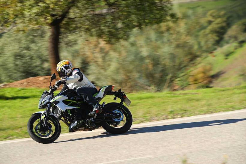 Try a Kawasaki Z125 at Donington Park