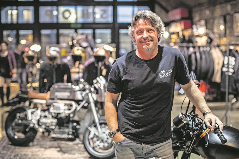 Charley Boorman at the Bike Shed