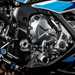 The BMW M1000RR features a an inline four-cylinder engine