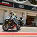 Leaving pit lane on the Ducati Panigale V4 SP2