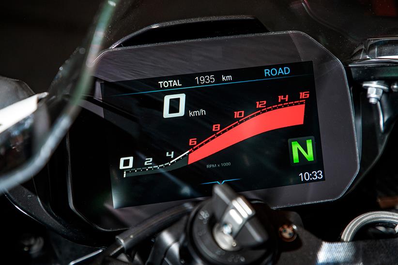 BMW M1000RR full colour TFT dash