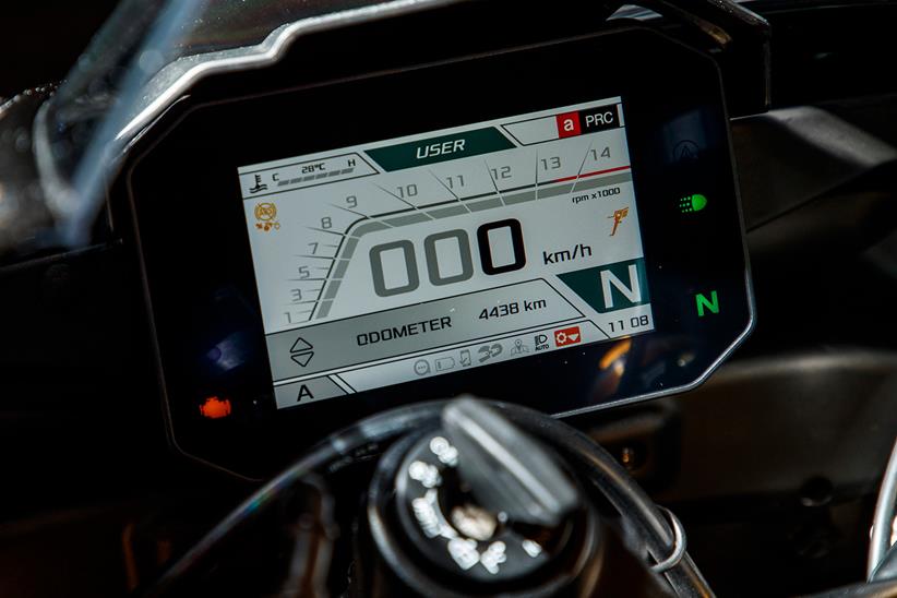 Aprilia RSV4 Factory full colour TFT dash