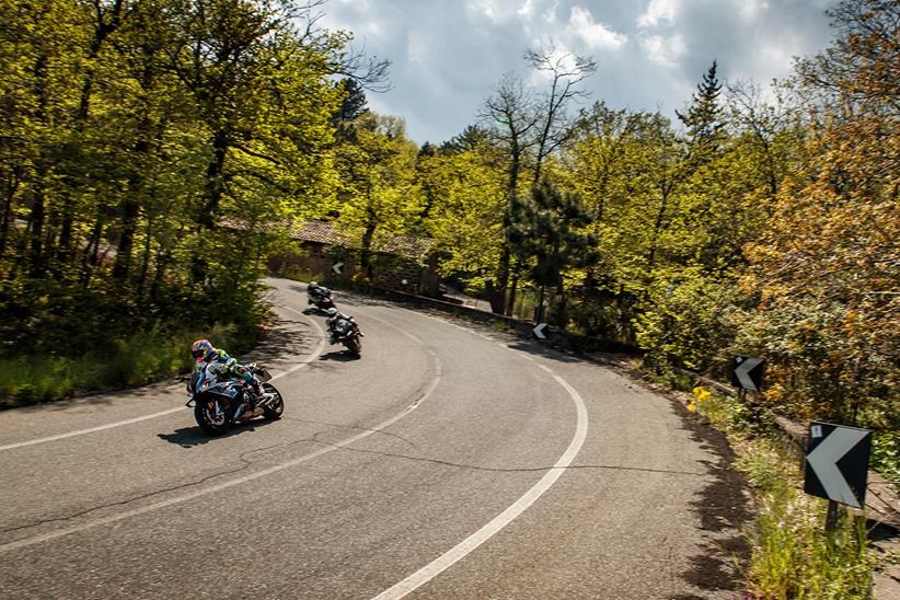 Riding a trio of superbikes on the roads around Mt Etna