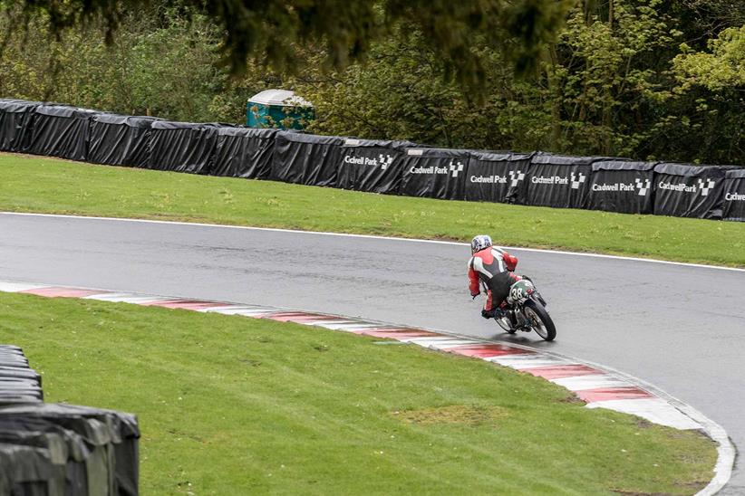 Three out of four races at Cadwell Park were wet