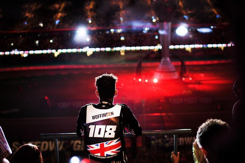 Tai Woffinden watching from the stands (photo credit: SpeedwayGP)