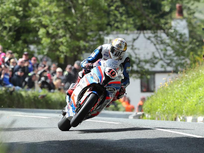 Peter Hickman wheelies