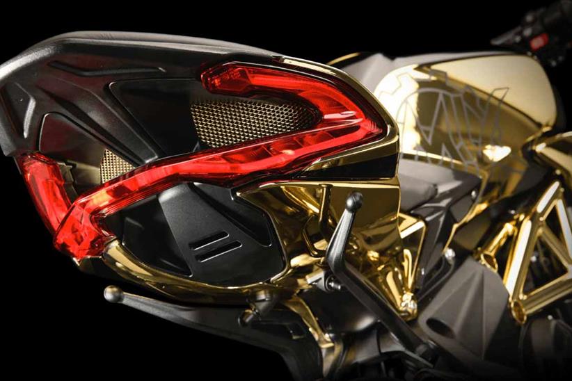 MV Agusta Dragster RC Shining Gold rear light