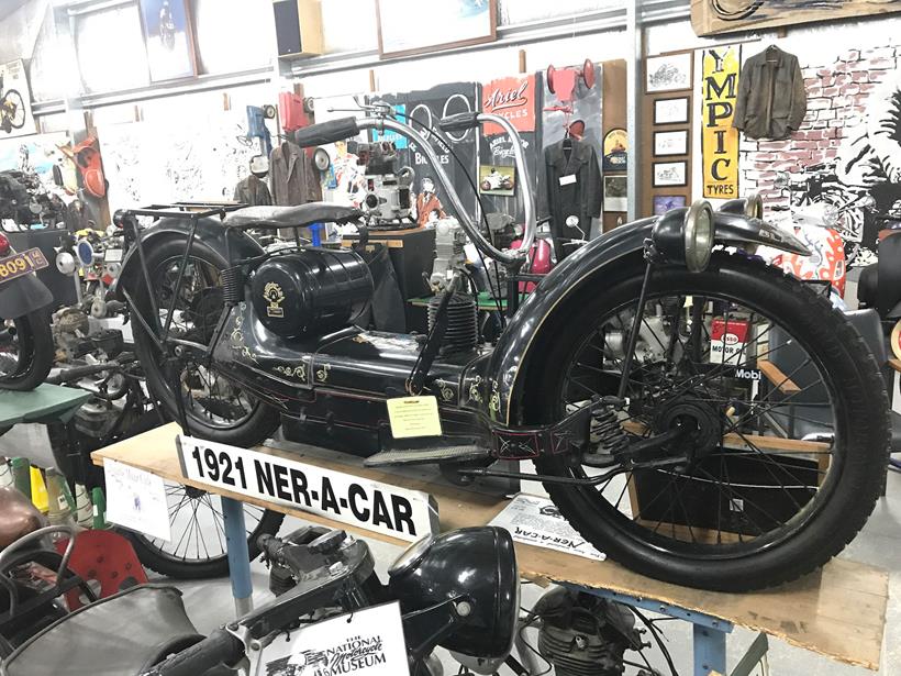 One of the bikes at the National Motorcycle Museum 