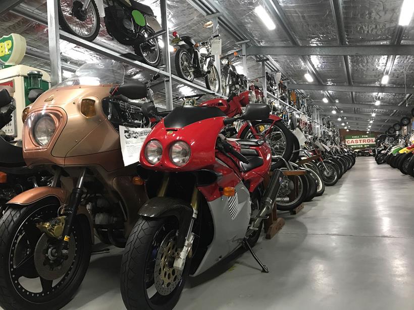 There were some beautiful bikes at the motorcycle museum Simon found in Australia