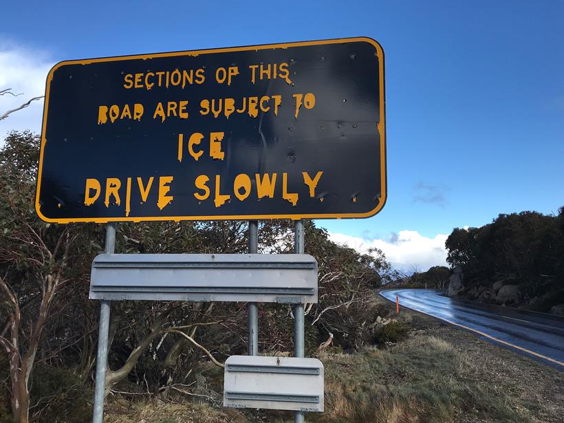 Icy sign