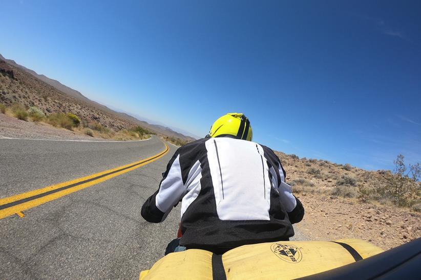 Riding into Death Valley