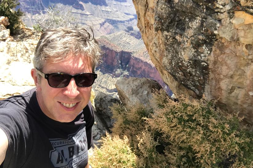 A selfie at the Grand Canyon