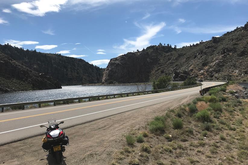 Simon's Kawasaki Z1000SX on Highway 50