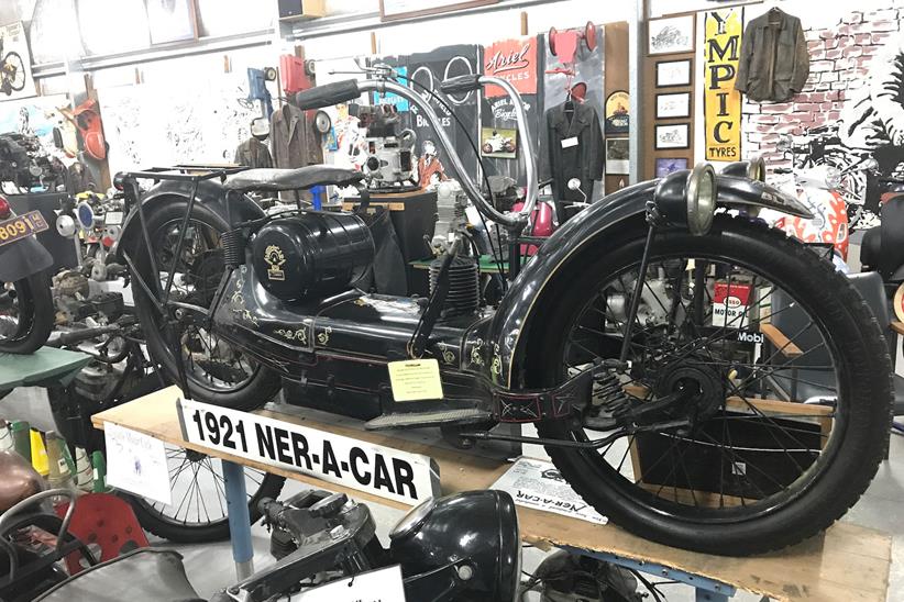 One of the bikes at the National Motorcycle Museum 