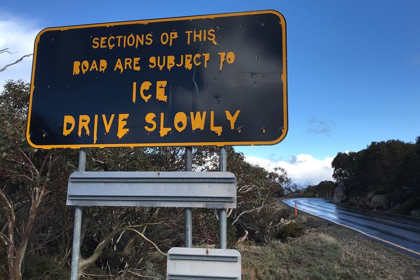 Icy sign