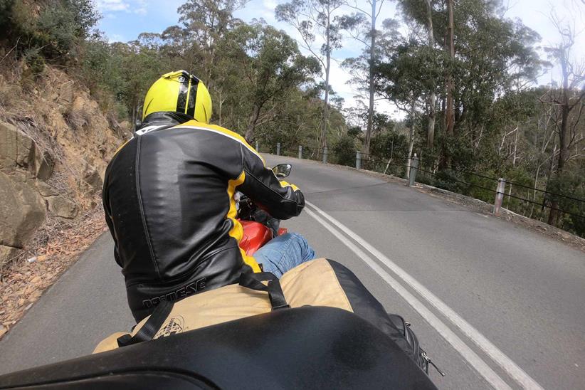 Cornering on St Marys Pass