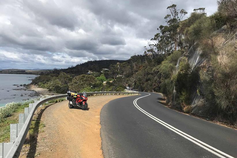 A quick photo in Tasmania before the onset of rain