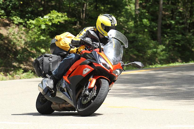 Simon on his Kawasaki Z1000SX