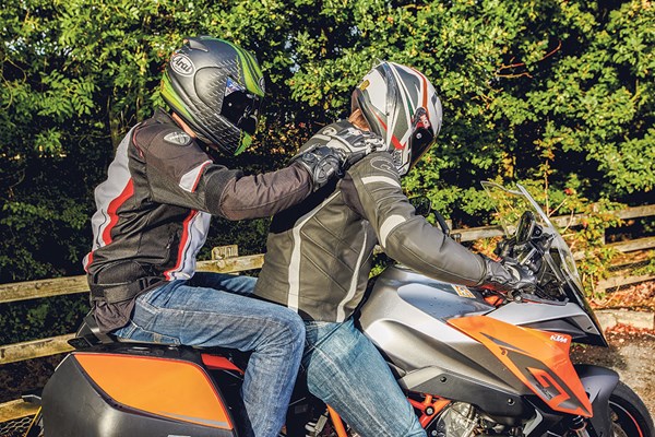 to ride pillion